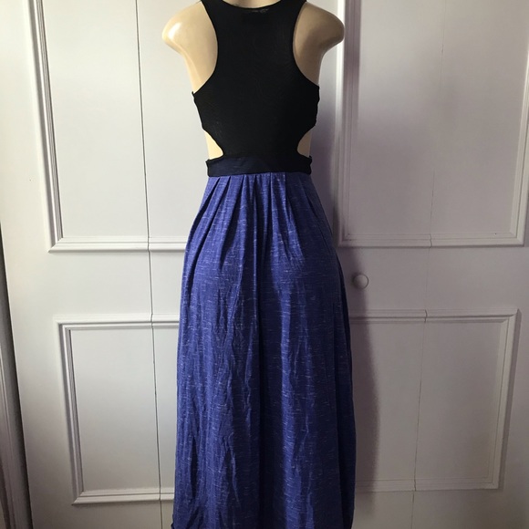 Material Girl Vintage Open Back Maxi Dress Size Small Preloved - Picture 3 of 4